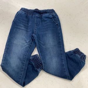 Joe’s jeans boys 6 denim jogger, small paint stain on back side